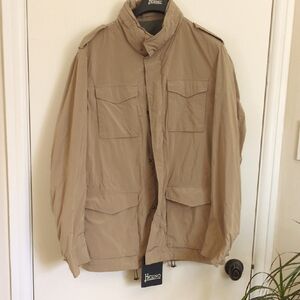 Herno Men's Beige Field Jacket US sz XL/42, EU sz 52